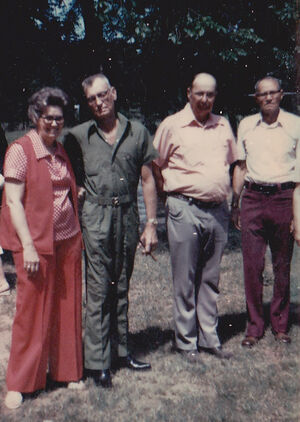 Opal Cavel Murdock, Tom, Andy and Dick Cavel