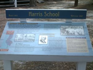 Harris School information table