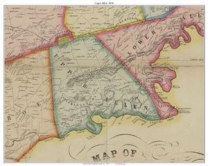 Map of Cumberland Co. Pennsylvania, 1858 by H.F. Bridgens