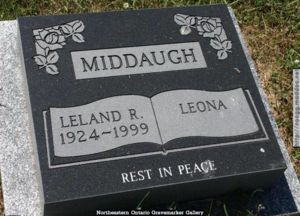 Leland Middaugh Tombstone