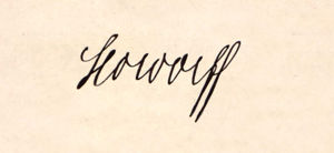 Leo Wolff's 1905 Signature