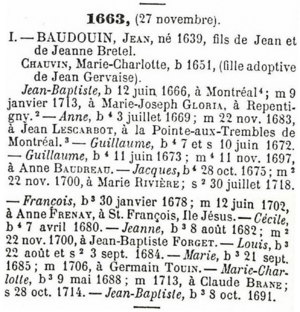 Jean Baudouin I-Tanguay Collection Vol 1 page 30