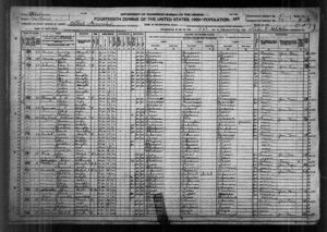 1920 U.S. Federal Population Census - Part 1