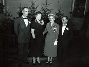 Ron Lohse's and Cleo Ledebuhr's parents at their wedding