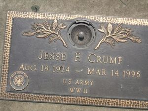  Jesse Fielding Crump headstone