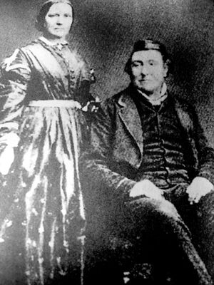Susannah Woodhouse (Culverwell) Oland (1818-1885) and her husband, John James Dunn Oland (1819-1870) began their brewery in Dartmouth at Turtle Grove in 1867.