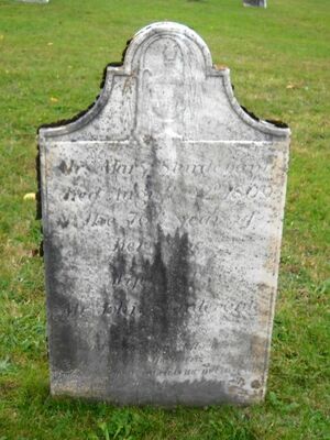 Mary Sanford Sturdevant and her husband, John Sturdevant III headstone