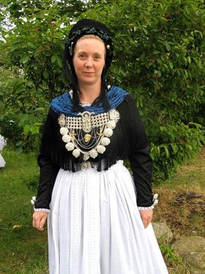 Traditional womens' costume (Trachten) of Föhr