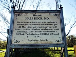 Half Rock Sign