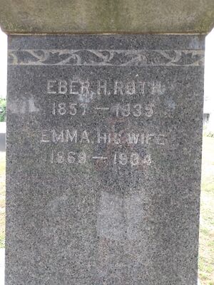 Eber Roth gravestone