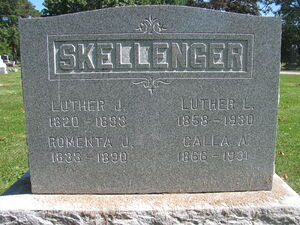 Skellenger headstone