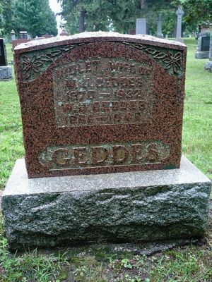 Geddes Guest headstone