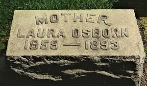 Laura Osborn's Headstone