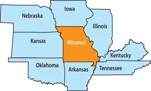 Team Missouri states
