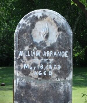 Wm. Arrance Tombstone