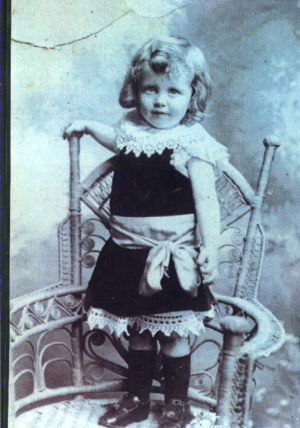 Muriel G Newton as a child