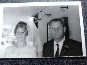 My mum and her father 