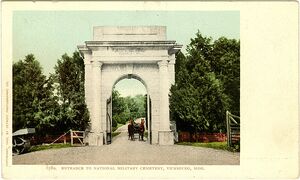 Entrance to Vicksburg National Cemetery