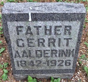 Gerhard ''Gerrit'' Aalderink's Gravestone