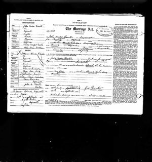 Jeff Counter  marriage certificate