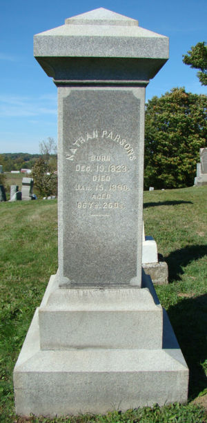 Nathan Parsons Headstone