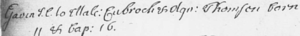 Gavin (Cubroch) Coubrough Birth & Christening Record