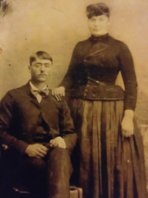 Jacob Almorine and Laura Ethel's Wedding Photo - 1904 (First Cousins)