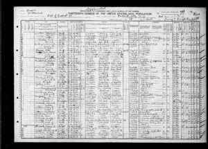 Paul Trullinger, Louise Bryant, 1910 U.S. Census