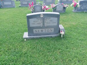 Henry & Ida Newton's Headstone
