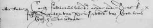 Marriage Carel Fabricius and Agatha van Pruijsen, 20 August 1650 Delft