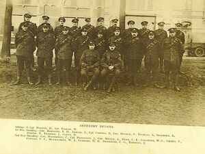 Canadian Soldiers, WWI, James Marked By X