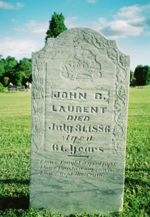 John Laurent Headstone