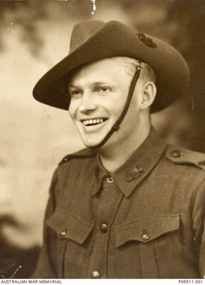 Kevin Victor Geyer in WW2 AIF uniform