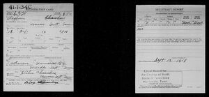 United States World War I Draft Registration Card for Blagburn Chambers