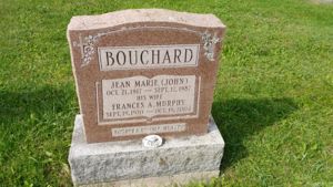 Jean & Frances Bouchard's Grave