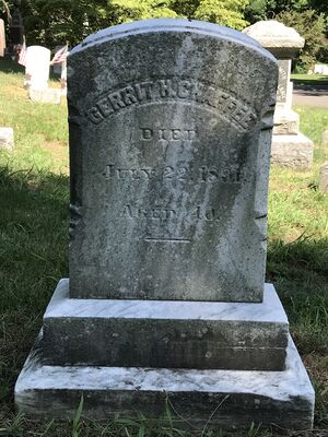 Gerrit H. Chaffee Gravestone at Wethersfield Village Cemetery