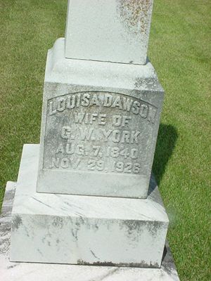 Dawson Cemetery, Cobb County, GA