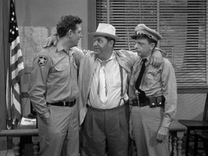 Andy Griffith, Don Knotts, and Hal Smith in The Andy Griffith Show (1960)