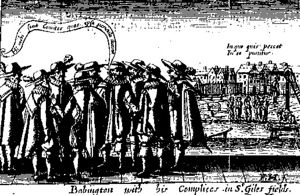Babington with his Complices in St Giles fields