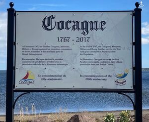 Founding of Cocagne 250th  Anniversary Commemorative