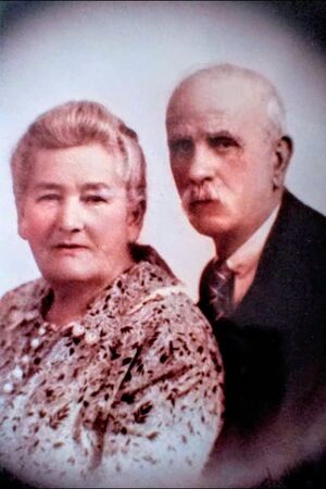 Mr. And Mrs. Annie Walker and Robert F. Robinson portrait