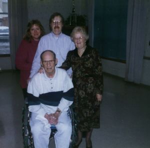 Mark and Cora with Corrine and Bill Purves before 1995