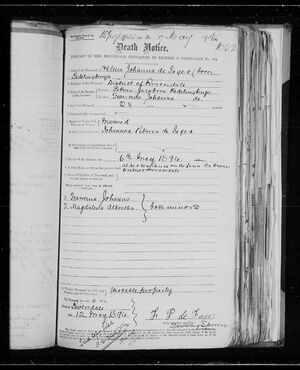 Death Notice Helena Johanna Redelinghuis