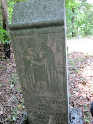 Grave of Sallie Louise (Hale) Rawlston