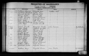 William Street - Mary Stamps - Marriage Register