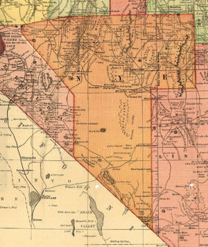 Map Nye County 1893
