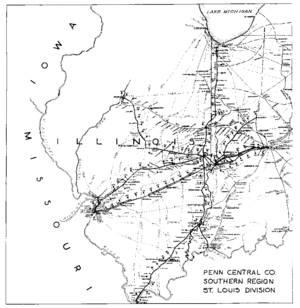 Indianapolis Railroad Map