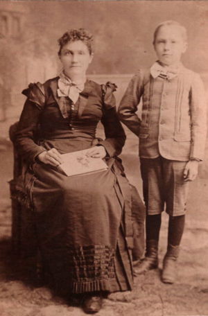 Margaret 'Annie' and son Herbert