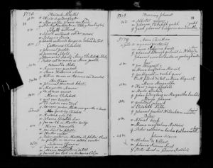 Drakenstein Baptismal records 1778 and 1779