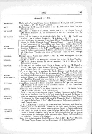 Transcript of  Baptism Registers of the Protestant Church at Guisnes